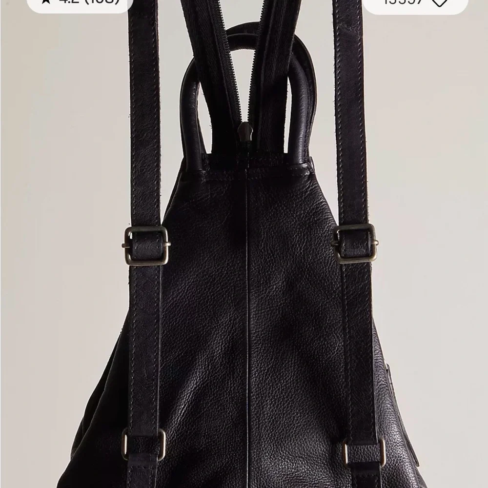 FREE PEOPLE We the Free Leather Backpack MSRP $128